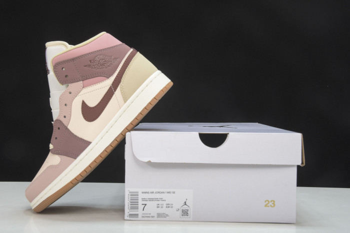 jordan 1 mid se dark pony smoky mauve (w) do7440-821