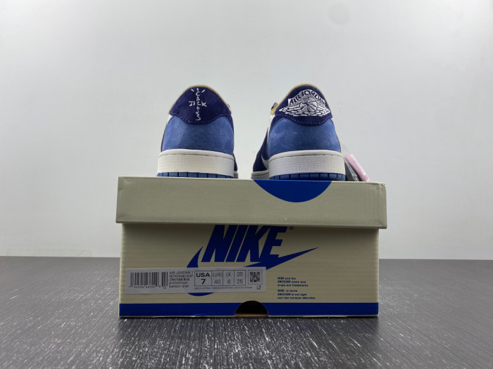 travis scott x air jordan 1 low  dm7866-808
