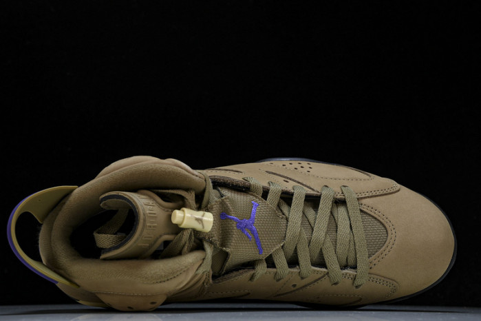 air jordan 6 gore-tex brown kelp fd1643-300